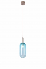 Lampa Wisząca Żyrandol Niebieska