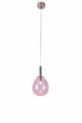 Lampa Wisząca Żyrandol KA Chrom Różowy