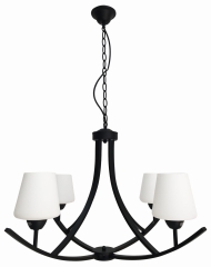 Lampa Wisząca Żyrandol E27 Czarny