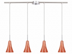 Lampa Wisząca Żyrandol 40 E14 Chrom Satyna Nikiel