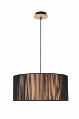 Lampa Wisząca Żyrandol Czarny 100x445