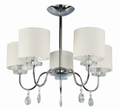 Lampa Wisząca Żyrandol E14 Chrom