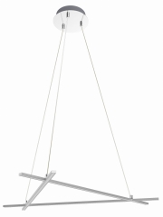 Lampa Wisząca Żyrandol 70X62 LED Srebrny 4000K