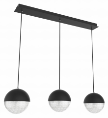 Lampa Wisząca Żyrandol 70X15 LED Czarny 4000K