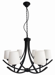Lampa Wisząca Żyrandol E27 Czarny