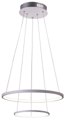 Lampa Wisząca Żyrandol 50 Podwójny LED 4000K Biały