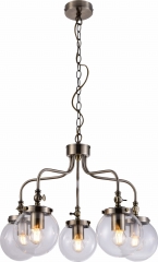 Lampa Wisząca Żyrandol E27 Patyna