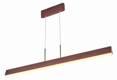 Lampa Wisząca Żyrandol 100X8 LED Brązowy 4000K