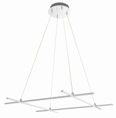 Lampa Wisząca Żyrandol 70X70 LED Srebrny 4000K