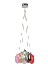 Lampa Wisząca Żyrandol KA 6 WIELOKOLOROWY