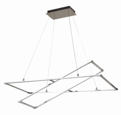 Lampa Wisząca Żyrandol 90X44 LED Chrom 4000K