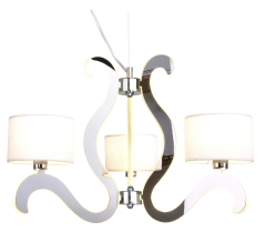 Lampa Wisząca Żyrandol E14 LED Chrom