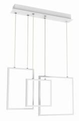 Lampa Wisząca Żyrandol 36W LED Biały 4000K