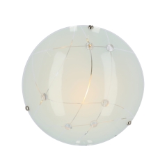 Lampa Sufitowa Żyrandol Plafon E27 Przezroczysta