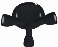 Lampa Sufitowa Żyrandol Plafon E14 Czarny Matowy