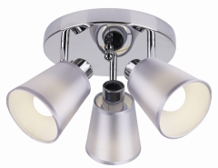 Lampa Sufitowa Żyrandol Plafon E14 Chrom