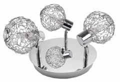 Lampa Sufitowa Żyrandol Plafon G9 Chrom