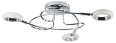 Lampa Sufitowa Żyrandol Plafon 4W LED Chrom 3000K