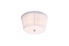 Lampa Plafon G9 LED Z Abażurem Biały