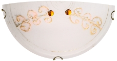 Lampa Sufitowa Żyrandol Plafon 1 2 E27 Złoty