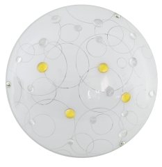 Lampa Sufitowa Żyrandol Plafon LED 6500K AMBER