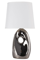 Lampa Gabinetowa na biurko E27 SREBRNA