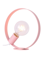 Lampa Stołowa Biurkowa Lampka  Na biurko Różowy