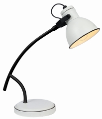 Lampka  Gabinetowa na biurko SZTYCA S E14 Biały Czarny