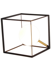 Lampa Stołowa Biurkowa Lampka  Na biurko Czarny Złoty 1115