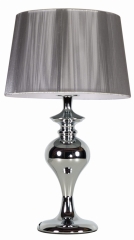 Lampa Gabinetowa na biurko 40CM E27 SREBRNA