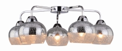 Lampa Sufitowa Żyrandol E27 Chrom
