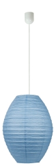 Lampa Kokon Papierowa Niebieska 40X55CM LINKA