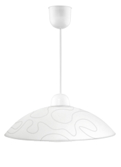 40  Lampa Wisząca Żyrandol E27 Biały