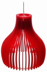 Lampa Wisząca Żyrandol E27 Czerwony