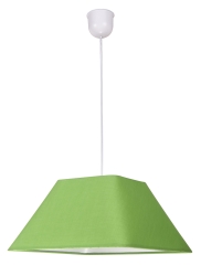 Lampa Wisząca Żyrandol 35 E27 Zielony PROMO ABAŻUR 77-01726 85-89369