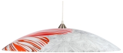 Ring  Lampa Wisząca Żyrandol 40 E27 Czerwony