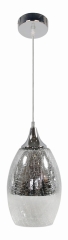 Lampa Wisząca Żyrandol E27 Srebrny
