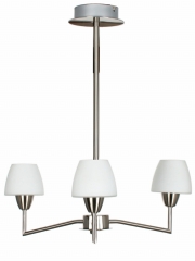 Lampa Wisząca Żyrandol G9 Nikiel MAT