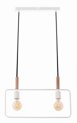 Lampa Wisząca Żyrandol E27 Biały