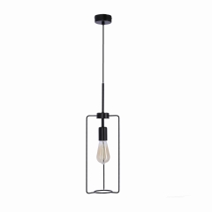 Lampa Wisząca Żyrandol Czarny E27