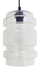Lampa Wisząca Żyrandol E27 Klosz Bezbarwny