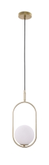 Lampa Wisząca Żyrandol G9 Mosiądz