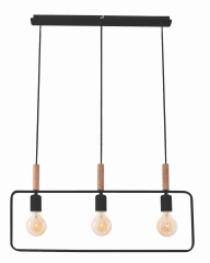 Lampa Wisząca Żyrandol E27 Czarny