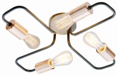 Lampa Sufitowa Żyrandol E27 Czarny