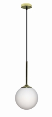 Lampa Wisząca Żyrandol GLASGOW Złoty 90x115