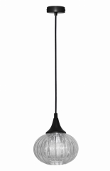 Lampa Wisząca Żyrandol 145mm Czarny