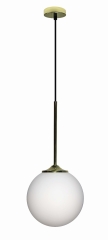 Lampa Wisząca Żyrandol GLASGOW Złoty 90x118