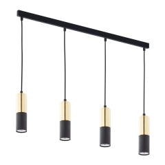 ELIT Czarna Lampa Wisząca Żyrandol