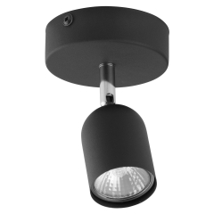 TOP Lampa Sufitowa Wisząca Żyrandol Czarna CHROM
