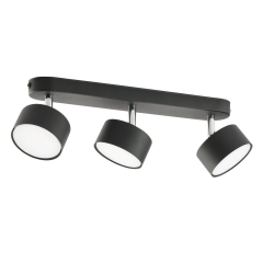 CLARK Czarna Lampa Sufitowa Wisząca Żyrandol